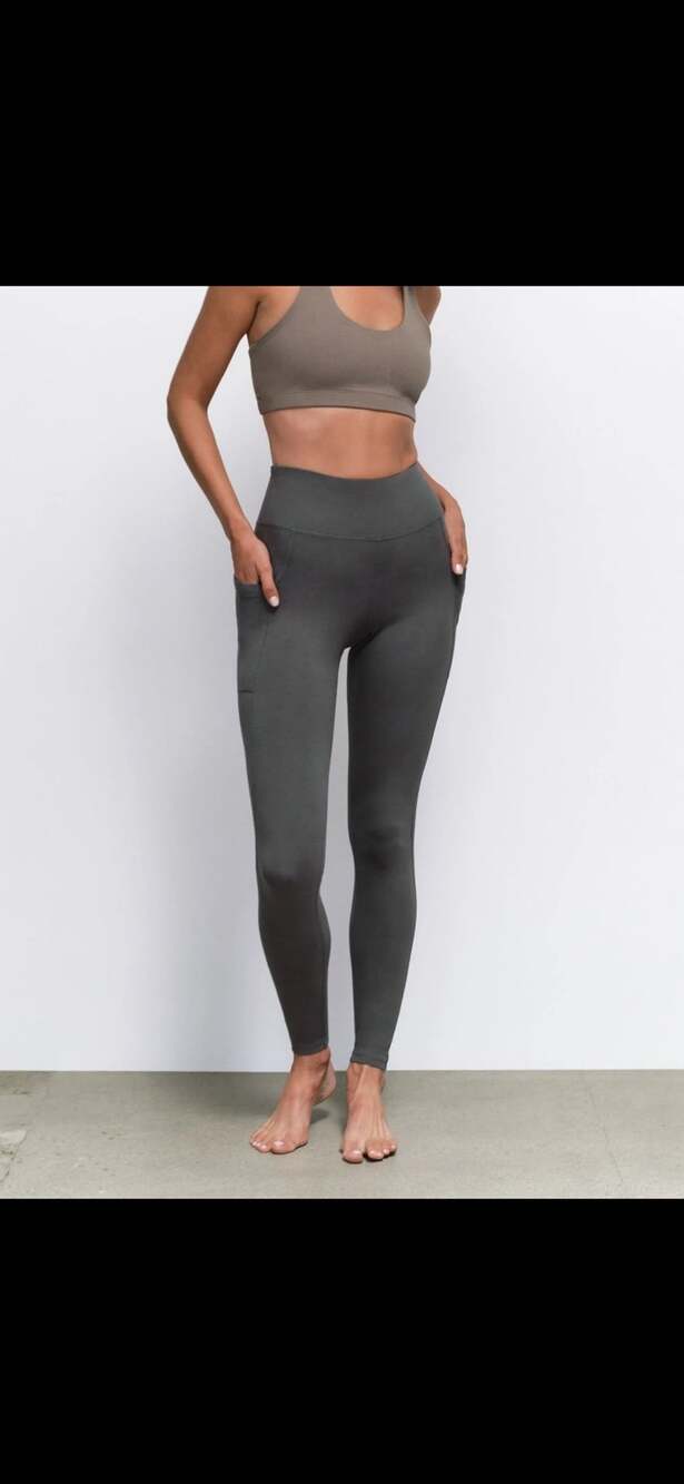 Mate The Label Organic Stretch Pocket Legging Forest Green